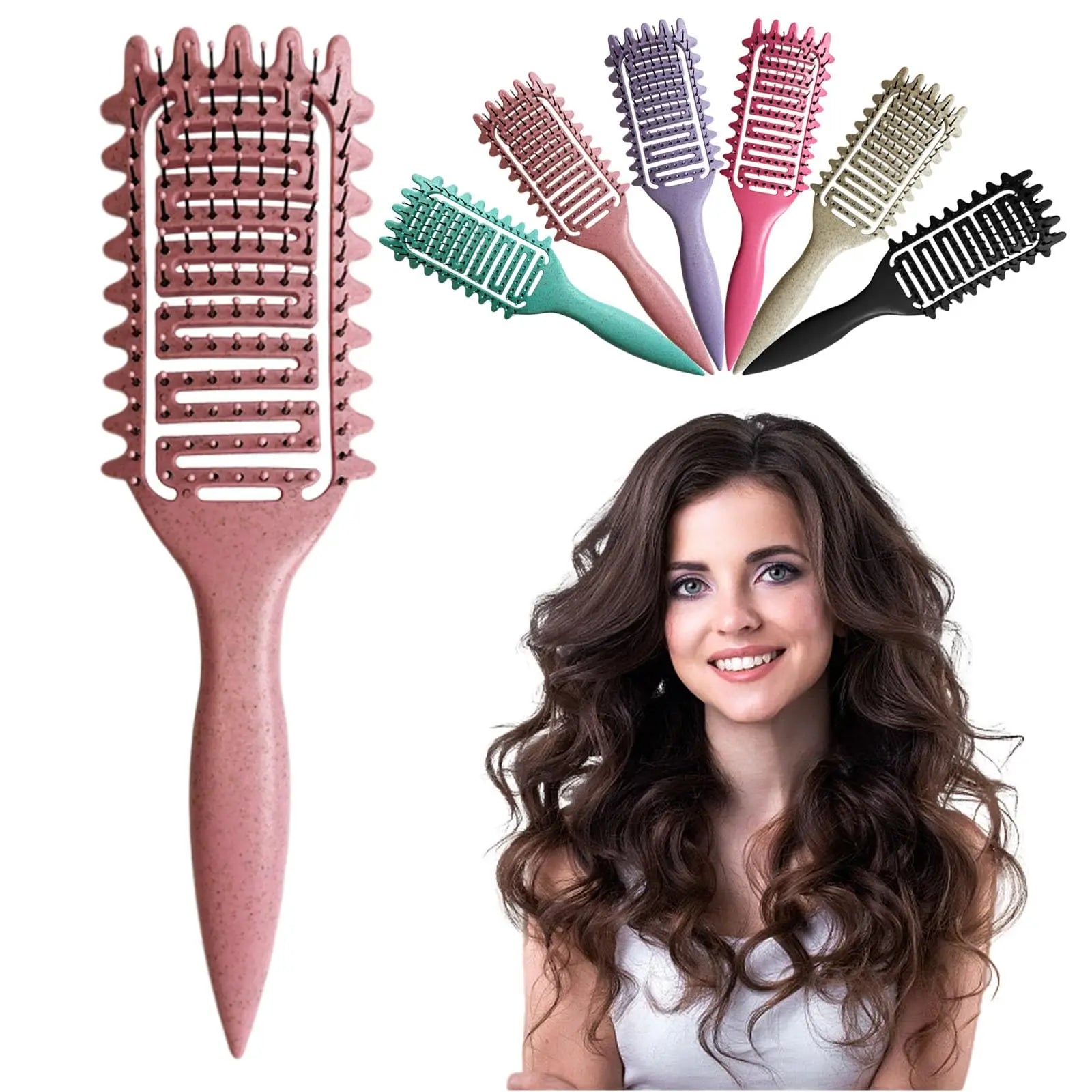 Curly Hair & Beard Detangling Brush