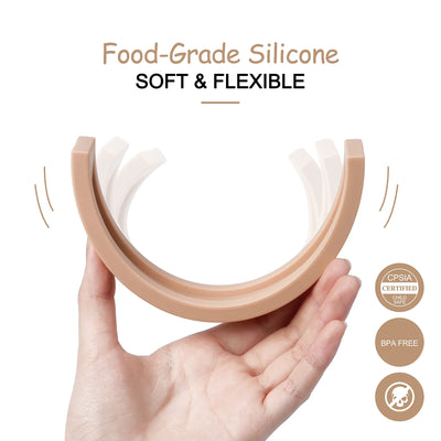 7pcs Baby Silicone Building Blocks