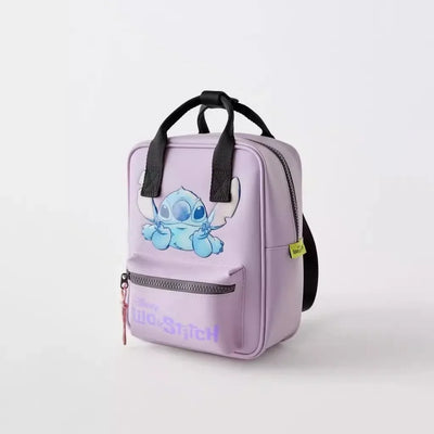 Disney 2024 Cartoon Stitch Backpack Fashion New Children's School Bag Girl Boy Kindergarten School Bag