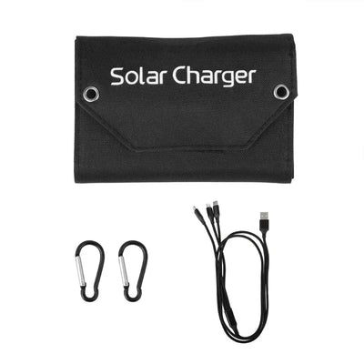 Foldable Solar Panel Charger Power Bank