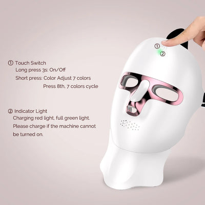 7-Color LED Face & Neck Mask