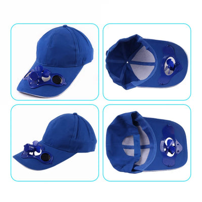 Solar-Powered Cooling Sports Baseball Cap