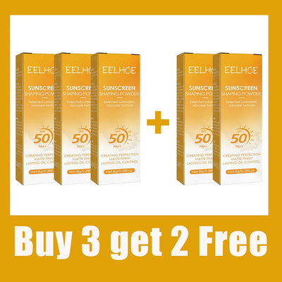 Spf50 Sunscreen Loose Powder Sunblock Skin Protective Waterproof Invisible Pore Solar Blocker Brighten Oil Control Makeup Powder