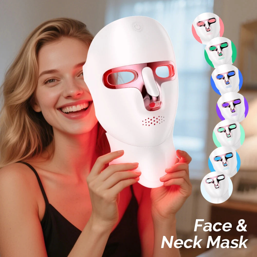 7-Color LED Face & Neck Mask