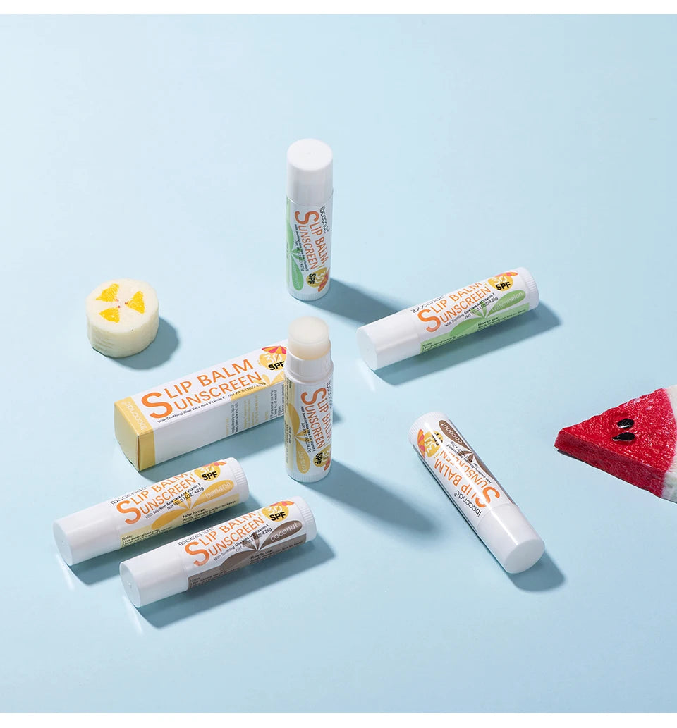 New Sunscreen Lip Balm SPF30 Hydrating Lip Sunblock For Protects Travel Size Sunscreen For Lips Soothes And Moisturizes Lips Sun