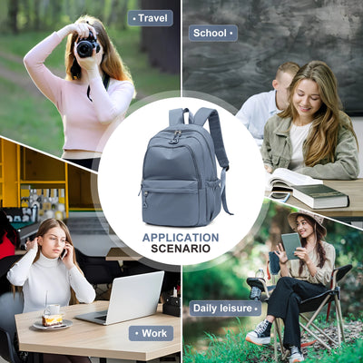 School bag, preppy, cute, light, large capacity, simple, backpack, junior high school students, college students commuting bag
