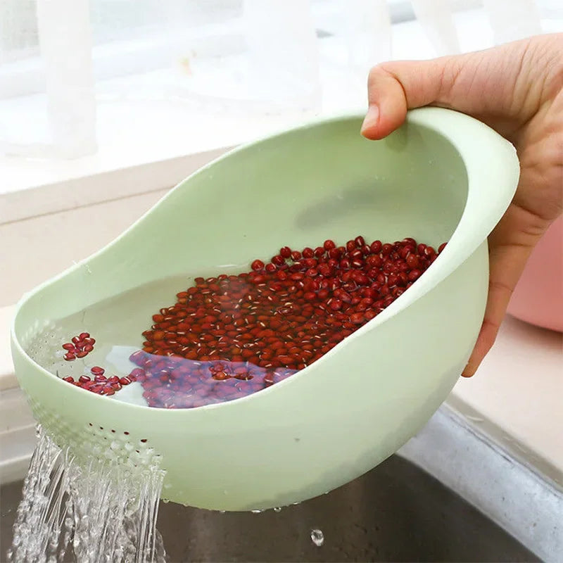 Plastic Rice Sieve & Drain Basket