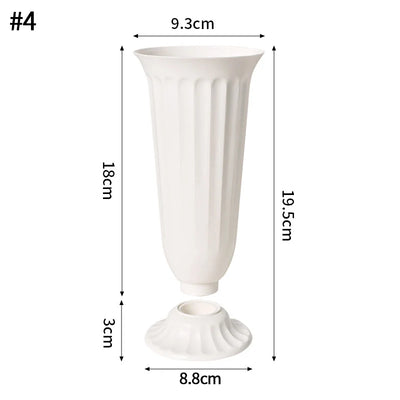 Nordic White Flower Vase