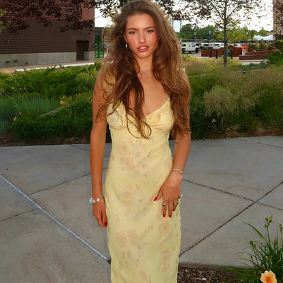 2025 Spring Summer Fashion Lady Robe Sexy Mermaid Dress Women V-neck Sleeveless Backless Slim Hip Package Long Dresses Female