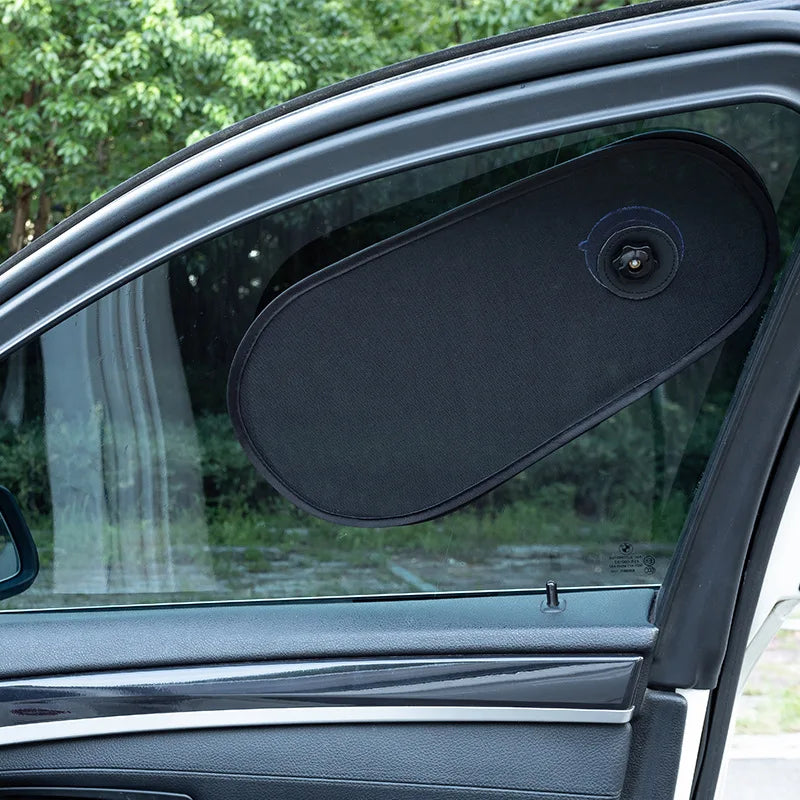 Car Side Window Adjustable Sunshade Sunscreen Cooling Does Not Block The Line of Sight Durable Sun Protection Black Sun Visor