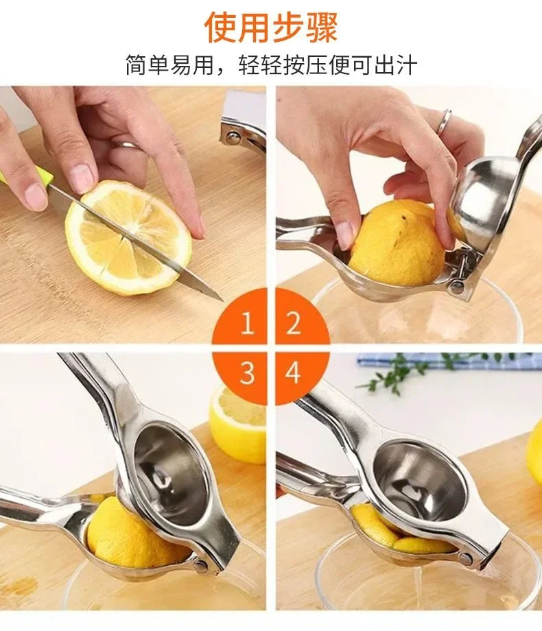 Lemon Squeezer Stainless Steel Manual Juicer Processor Kitchen Accessories Juice Fruit Pressing Citrus Orange Juicer Lemon Press