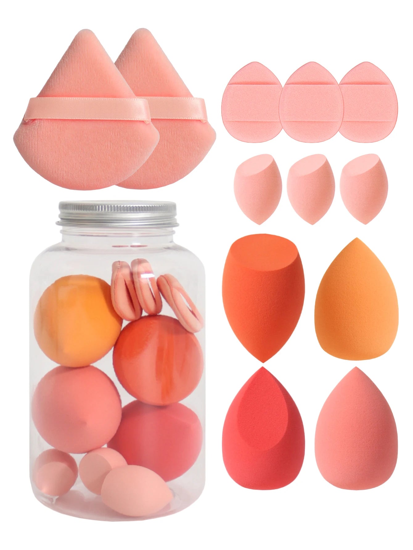 12-Piece Makeup Sponge Set
