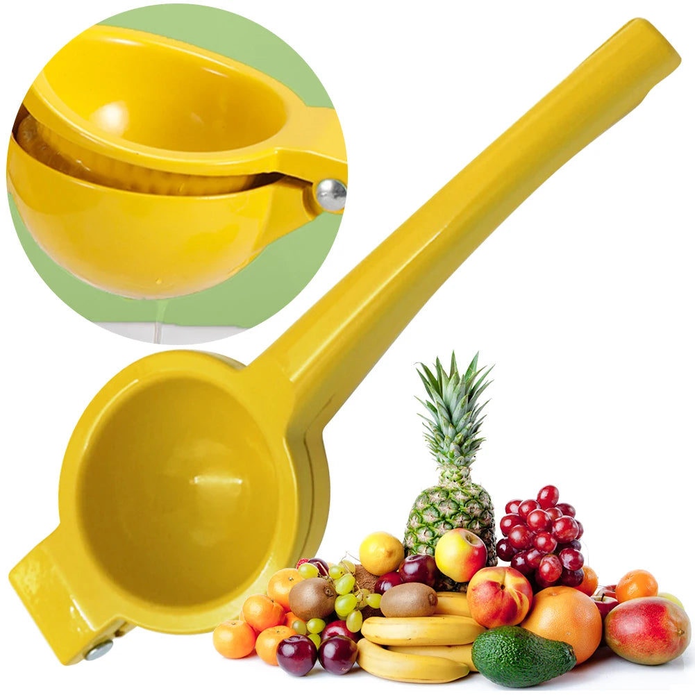Lemon Squeezer Home Manual Lemon Squeezer Aluminum Alloy Portable Hand Pressed Citrus Orange Fruit Juicer Practical Kitchen Tool