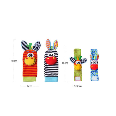 2PCS Baby Rattle Toys Set