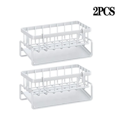 No-Punch Kitchen Shelf Storage Drainage Rack