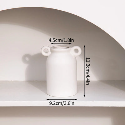 Nordic White Flower Vase