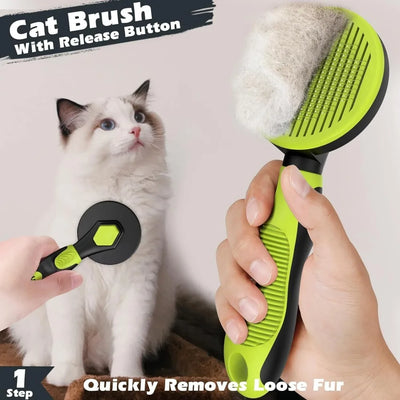 Cat Grooming Brush Shedding Trimmer