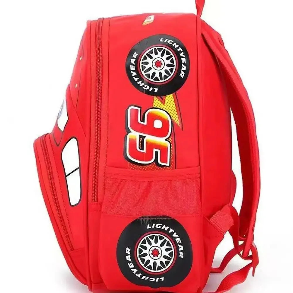 Kindergarten School Bag Cute Children's Backpack Cartoon Car Backpack Casual Preschool School Bag