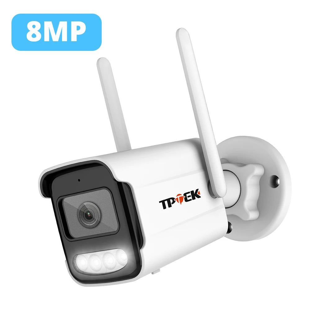 Human Detection 8MP 4K WiFi Outdoor IP Camera