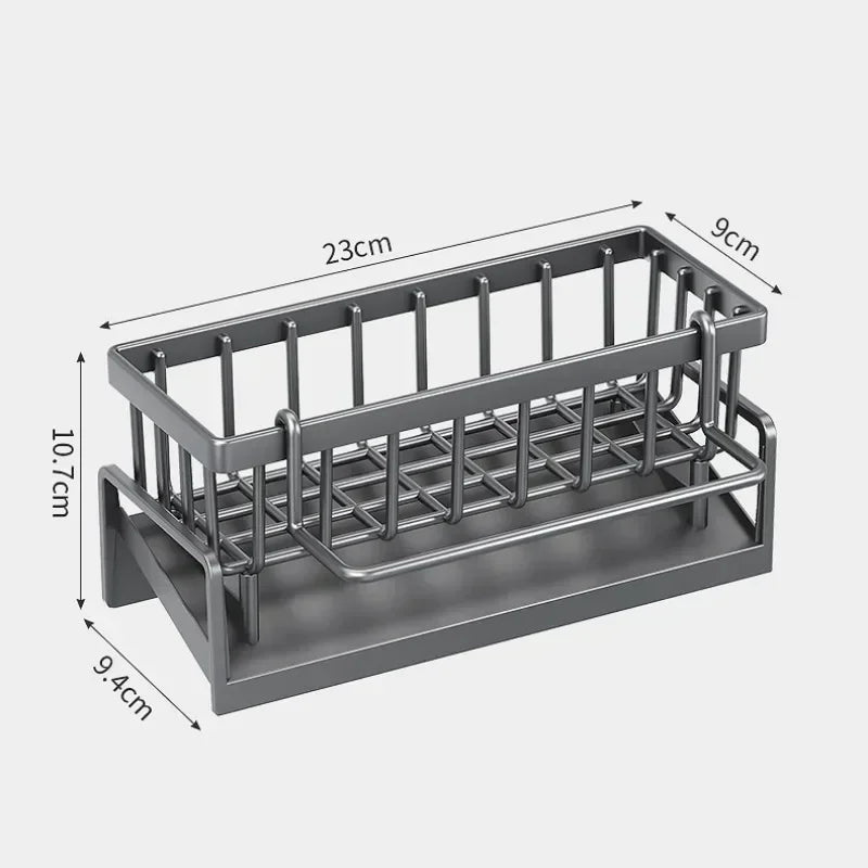 No-Punch Kitchen Shelf Storage Drainage Rack