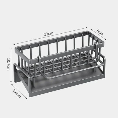 No-Punch Kitchen Shelf Storage Drainage Rack