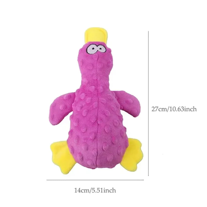Plush Squeaky Duck Dog Toy