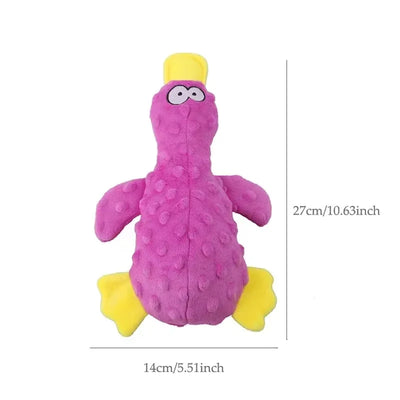 Plush Squeaky Duck Dog Toy