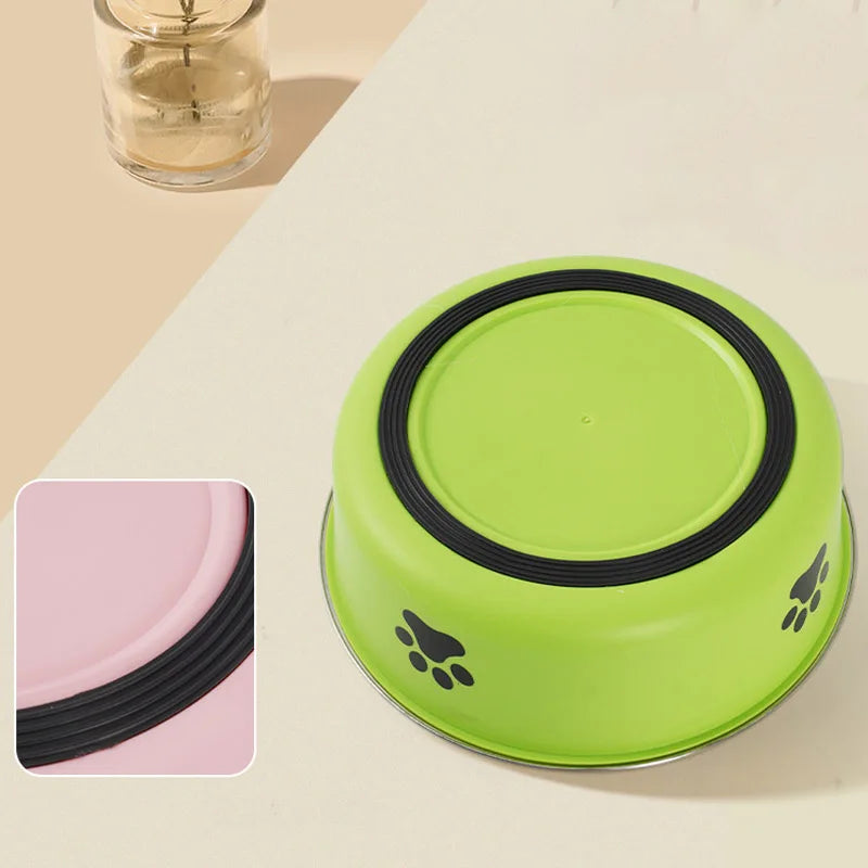 Non-Slip Stainless Steel Dog Water Bowl