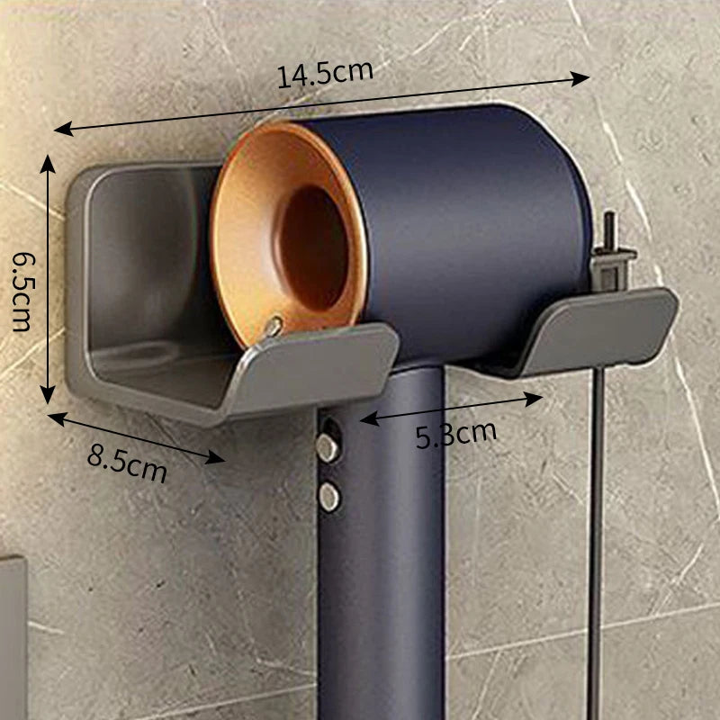 Wall mounted dryer storage rack