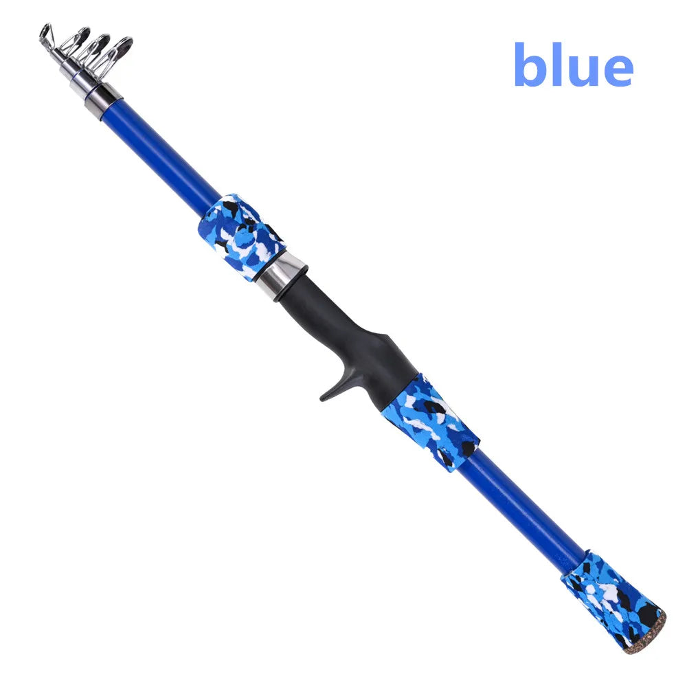 Kids Telescopic Camouflage Fishing Rod