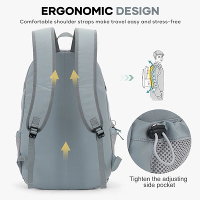 Schoolbag girls high school students, new college students computer bag, junior high school students backpack, simple travel bag