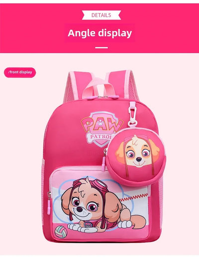 PAW Patrol Backpack School Bag Large Capacity Waterproof School Bag Cartoon Cute School Bag Kids Gifts