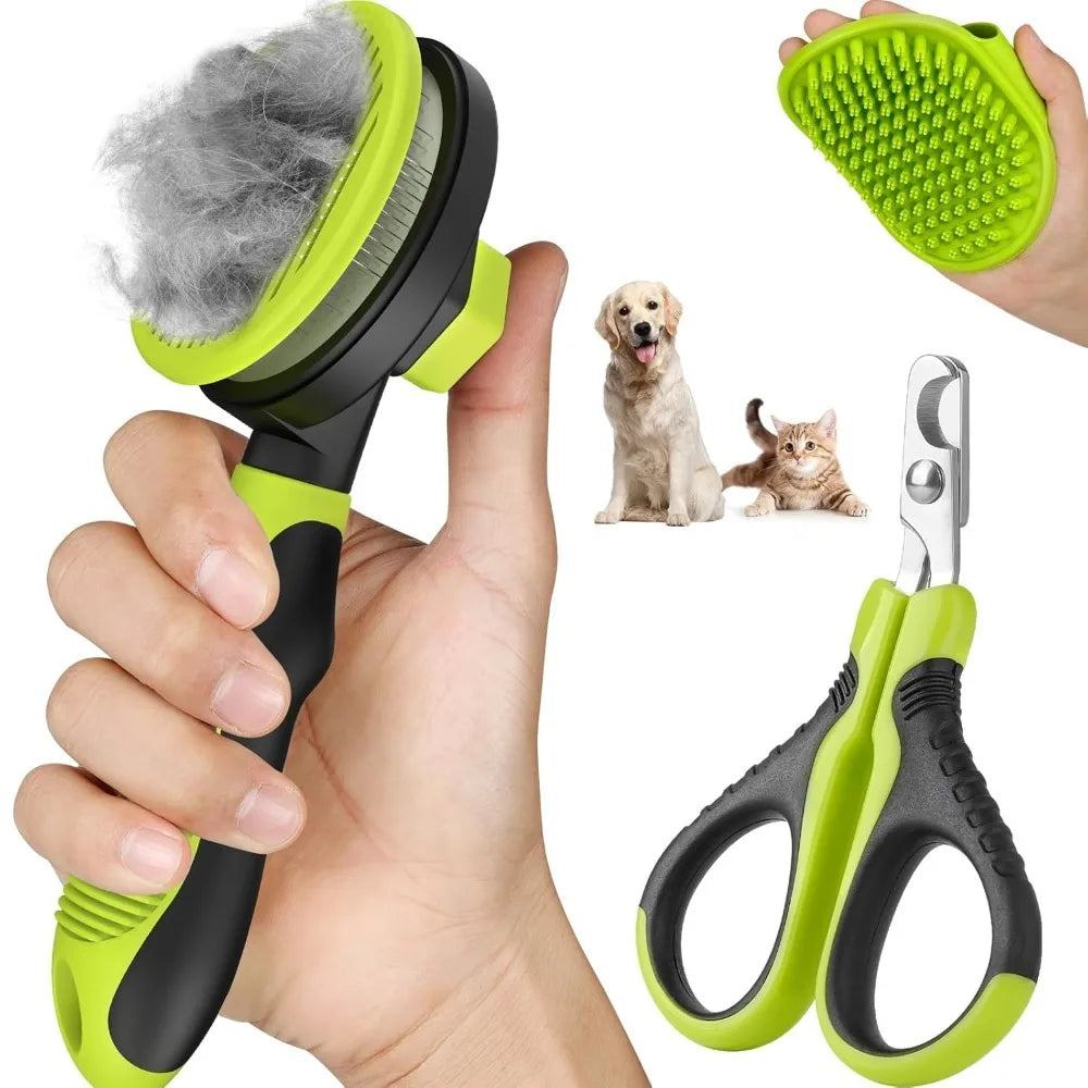Cat Grooming Brush Shedding Trimmer
