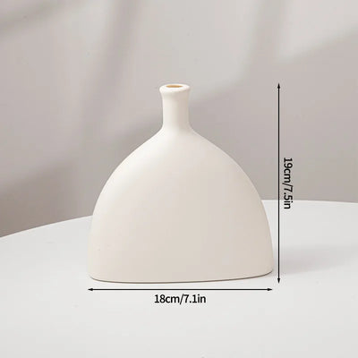 Nordic White Flower Vase