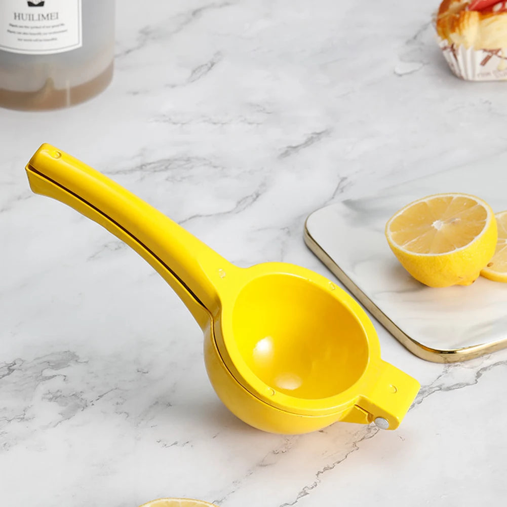 Lemon Squeezer Home Manual Lemon Squeezer Aluminum Alloy Portable Hand Pressed Citrus Orange Fruit Juicer Practical Kitchen Tool