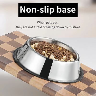 Dog Durable Stainless Steel Bowl