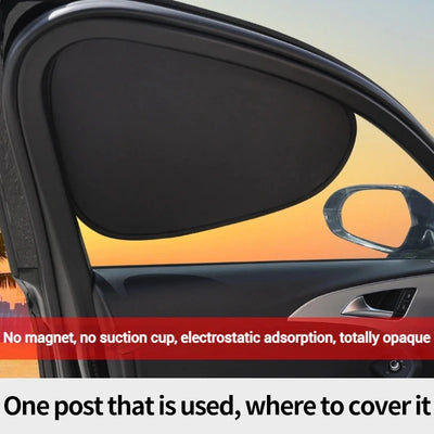 Car Side Window Sunshade 4-Layer Sun Block Film Cloth Sun Visor Summer UV Protection Window Curtain Car Sun Shade Cover