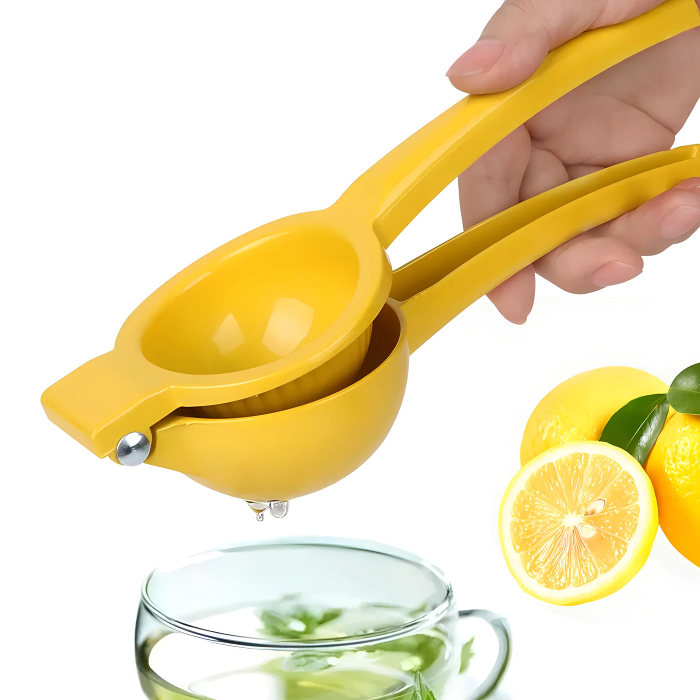 2 In 1 Kitchen Manual Lemon Squeezer Aluminum Orange Juicer Fruit Press Clamp Tools Multi-Function Food Clamp Accessories