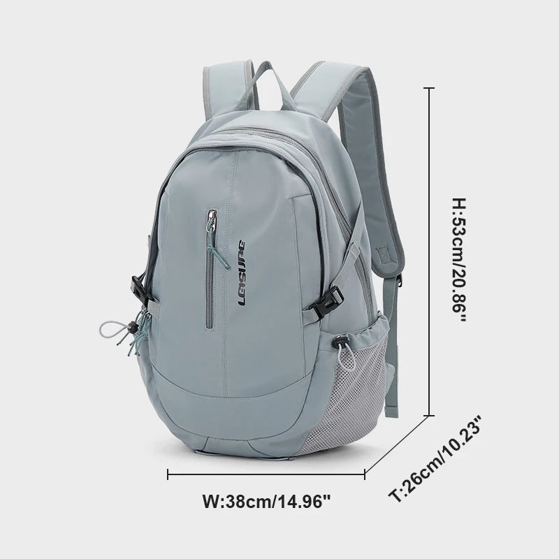 Schoolbag girls high school students, new college students computer bag, junior high school students backpack, simple travel bag