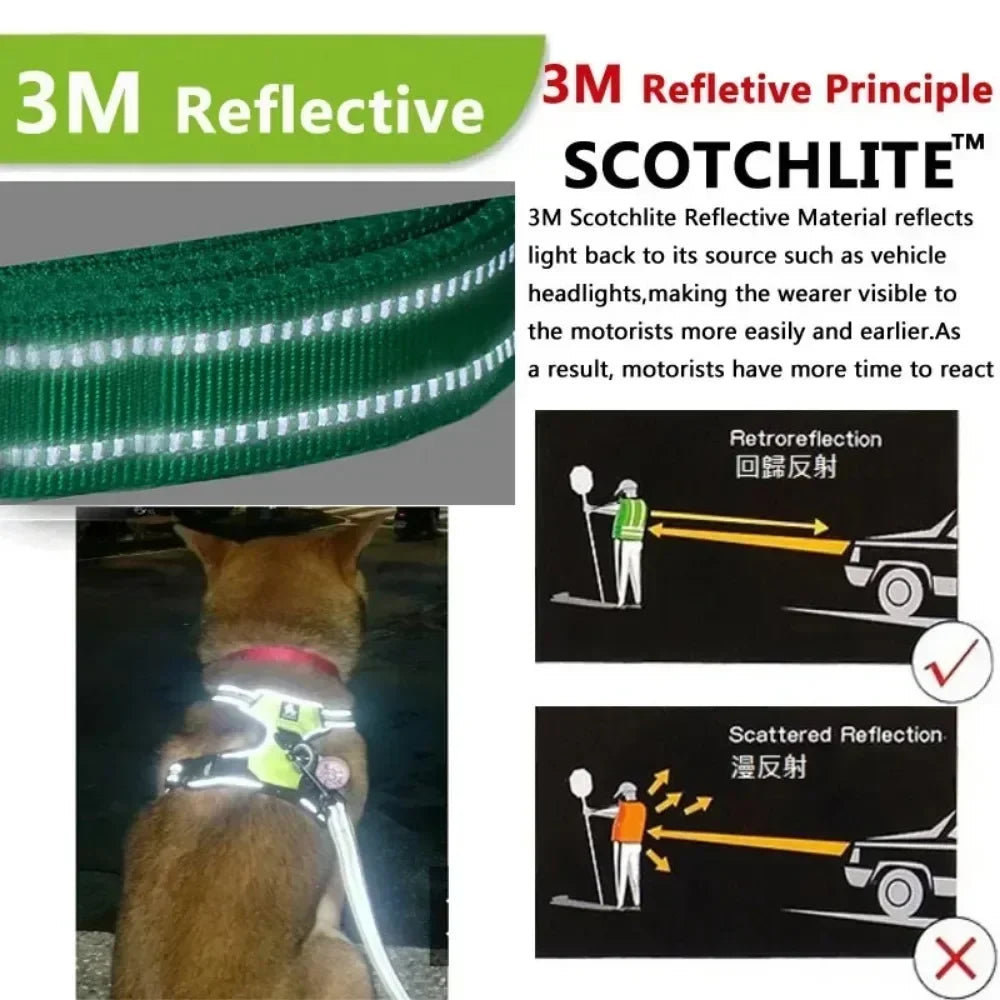Dog Reflective Vest Chest Strap