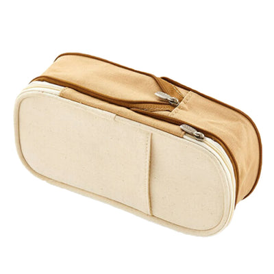 School Supplies Pencil Bag Portable Simple Aesthetic Pencil Organiser Back To School Present Simple Style Zipper Cute Stationery