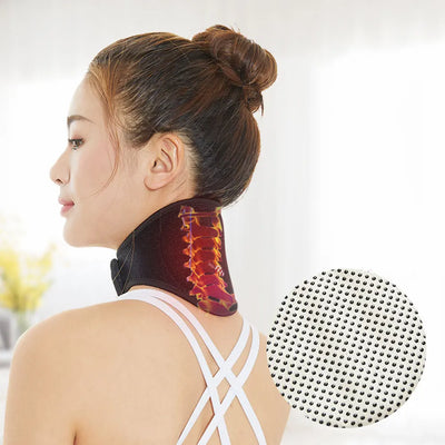Tourmaline Self-Heating Magnetic Neck Pad