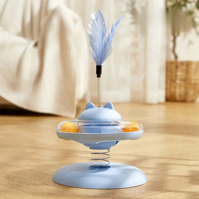 360° Interactive Cat Toy Feeder