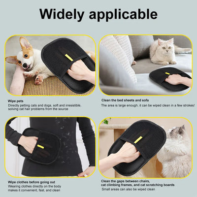 Dog Gloves Deshedding Brush