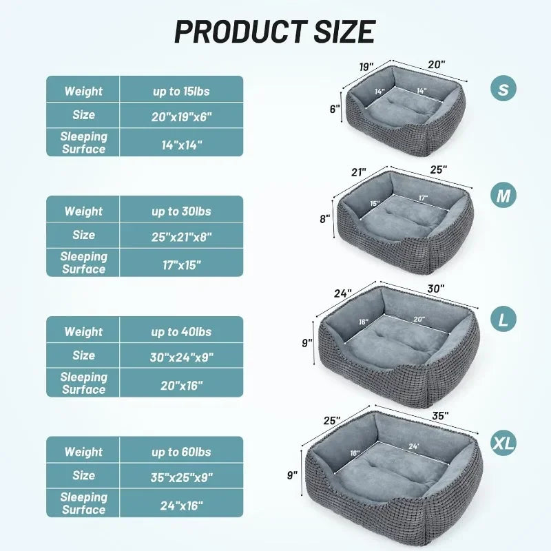 Orthopedic Rectangle Dog  Bed