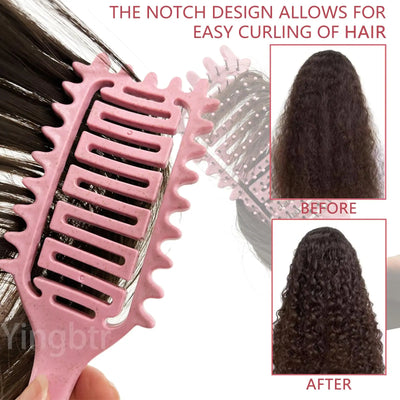 Curly Hair & Beard Detangling Brush