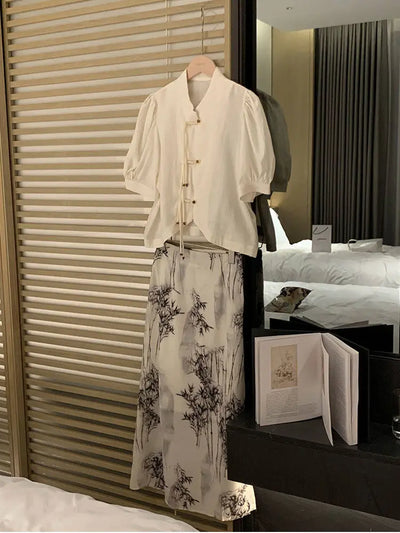 Vintage Tie Dye 2025 Spring New Fashion High Waist Women Skirt Fairy Y2k Aesthetic Elegant Skirts Split Harajuku Casual Falda