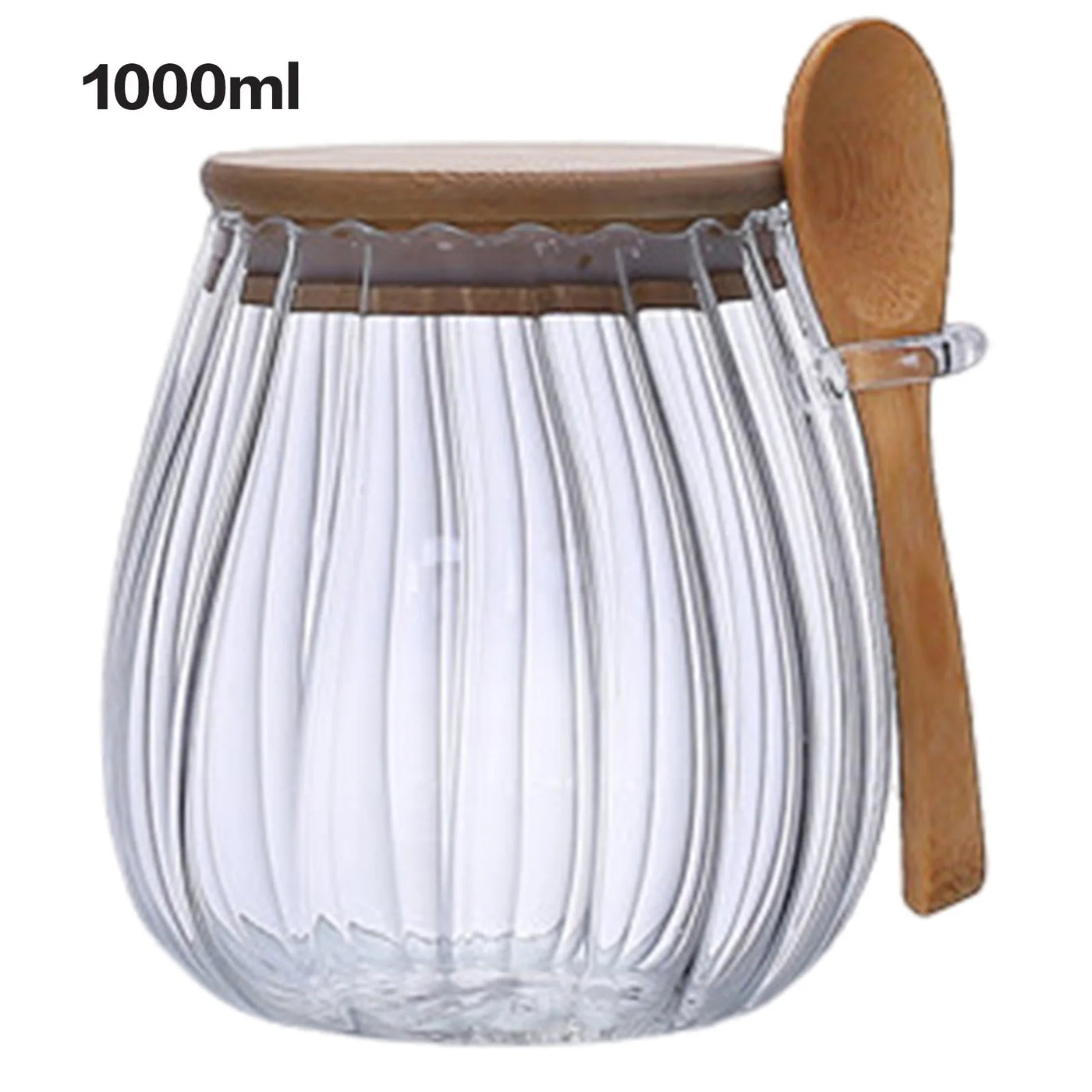 Airtight Glass Food Storage Jar with Lid