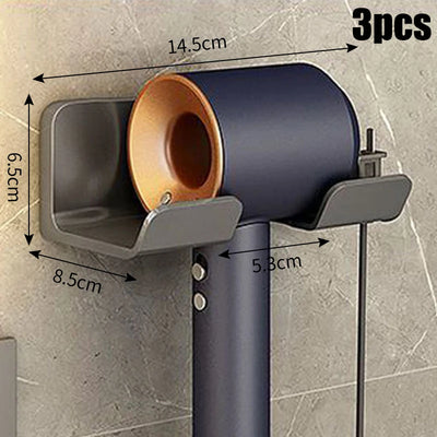 Wall mounted dryer storage rack