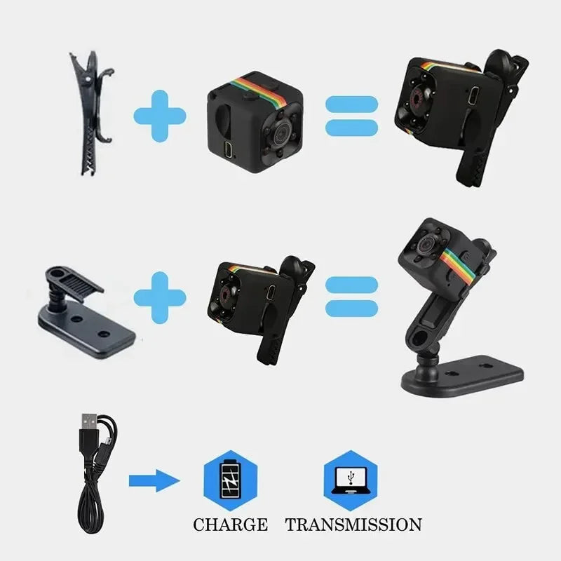 Portable HD Indoor Covert Security Camera